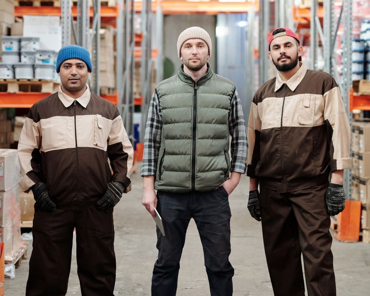 Shreeji Manpower Solution workforce coordination team in a warehouse
